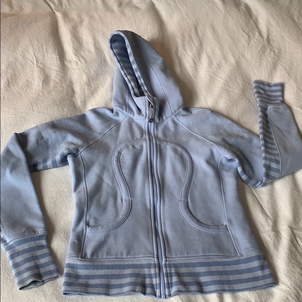 Light purple LuLuLemon hoodie size 8